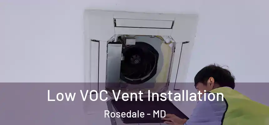  Low VOC Vent Installation Rosedale - MD